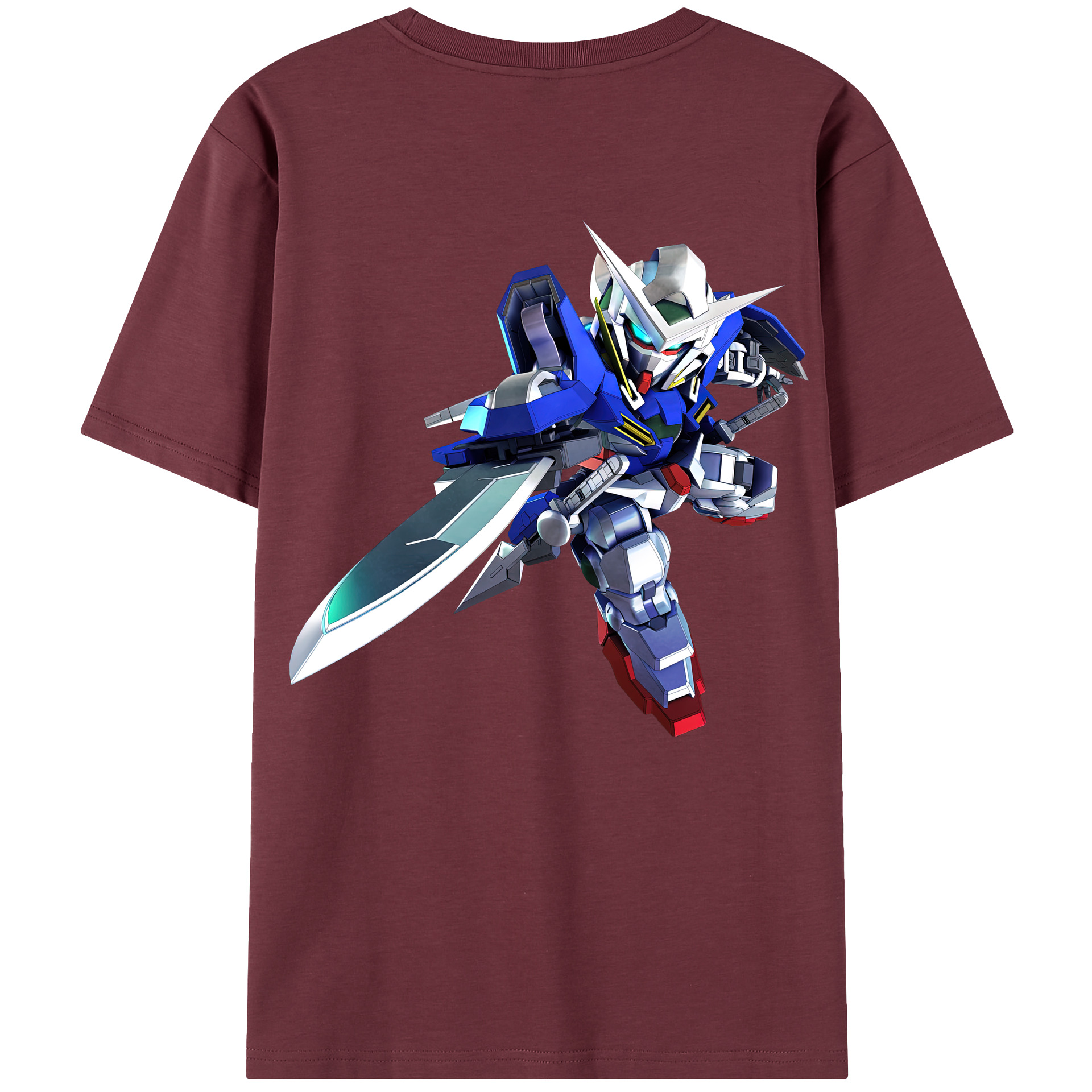 （画像用） 機動戦士ガンダム Mobile Suit Gundam 綿100％半袖Tシャツ（背面プリント）